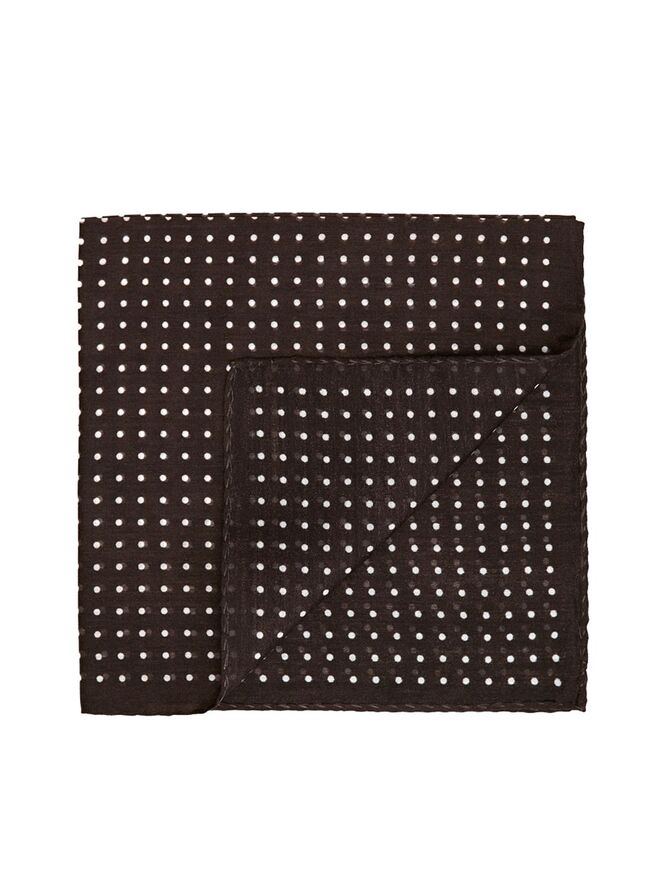 Lenço de algodão/seda com bolinhas, €19,95, Massimo Dutti