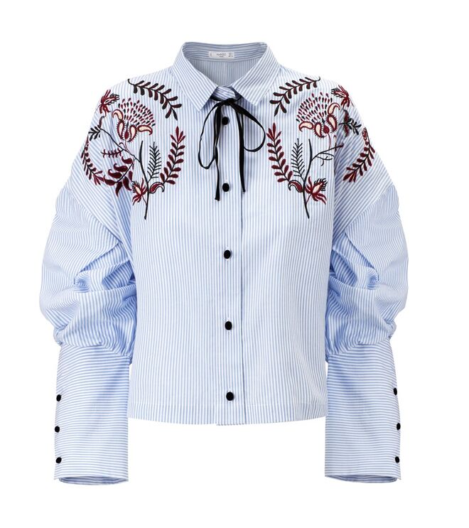 Camisa em algodão, €25,99, Mango