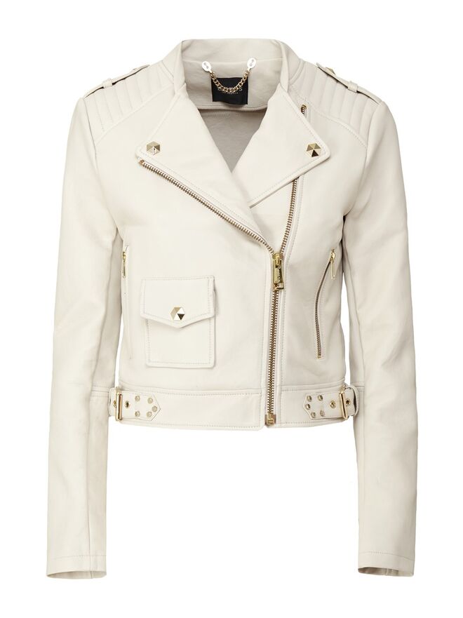 Perfecto em pele, €299,90, Guess Jeans