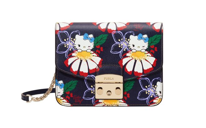 Metropolis Hello Kitty crossbody Toni Blu, €350, Furla