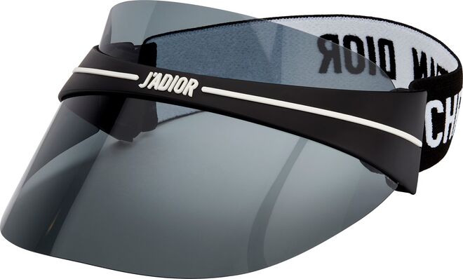 Viseira em pvc, €300, Dior