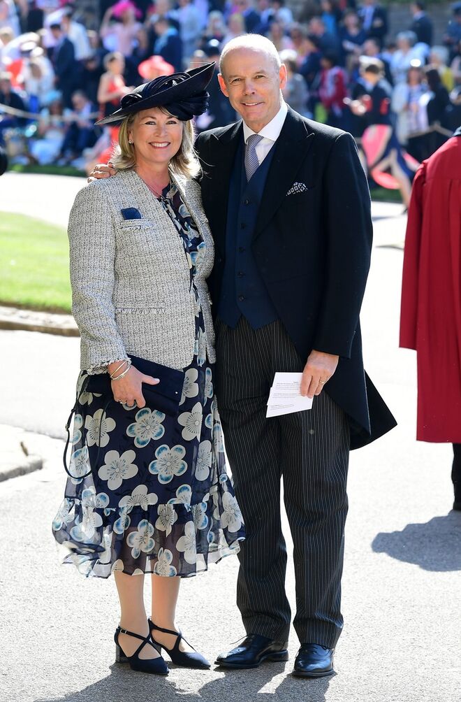 Clive Woodward e Jayne Williams