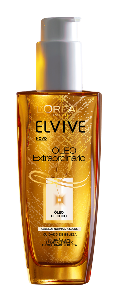 1. O óleo nutre o cabelo | Elvive Óleo Extraordinário de Coco, €12,99, L’Oréal Paris