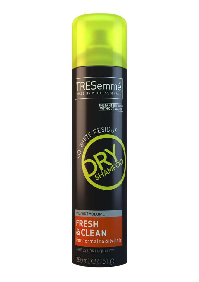 10. Os cabelos oleosos devem ser lavados todos os dias | Dry Shampoo Fresh & Clean, TRESemmé