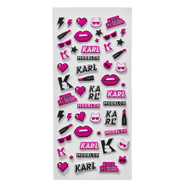 Karl Lagerfeld + ModelCo Puffer Stickers, edição limitada, €14,95, ModelCo, na Douglas