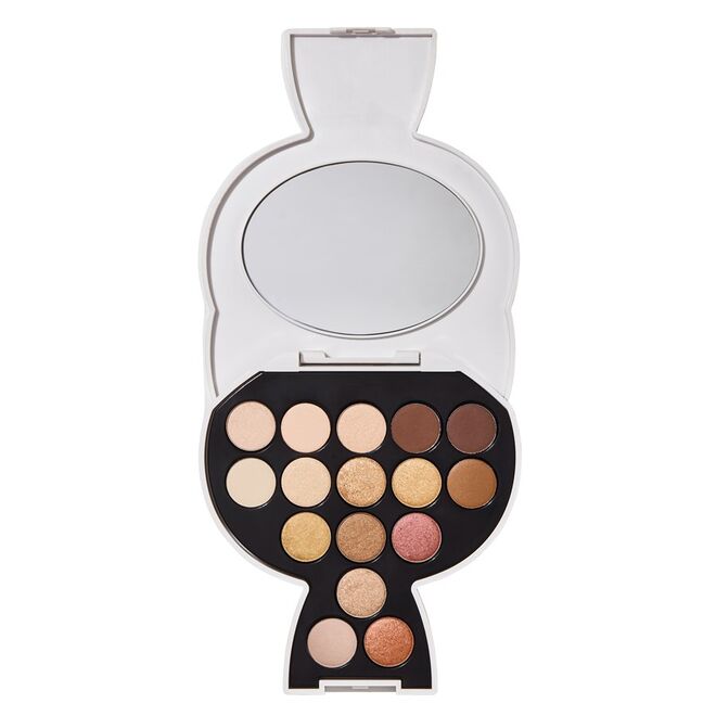 Karl Lagerfeld + ModelCo Choupette Collectable Eyeshadow Palette no tom Warm Nude, edição limitada, €54,95, ModelCo, na Douglas