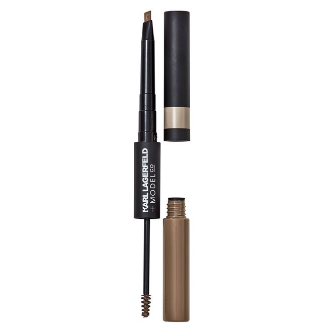 Karl Lagerfeld + ModelCo More Brows Fiber Brow Gel & Crayon Duo no tom Light/Medium, edição limitada, €24,95, ModelCo, na Douglas