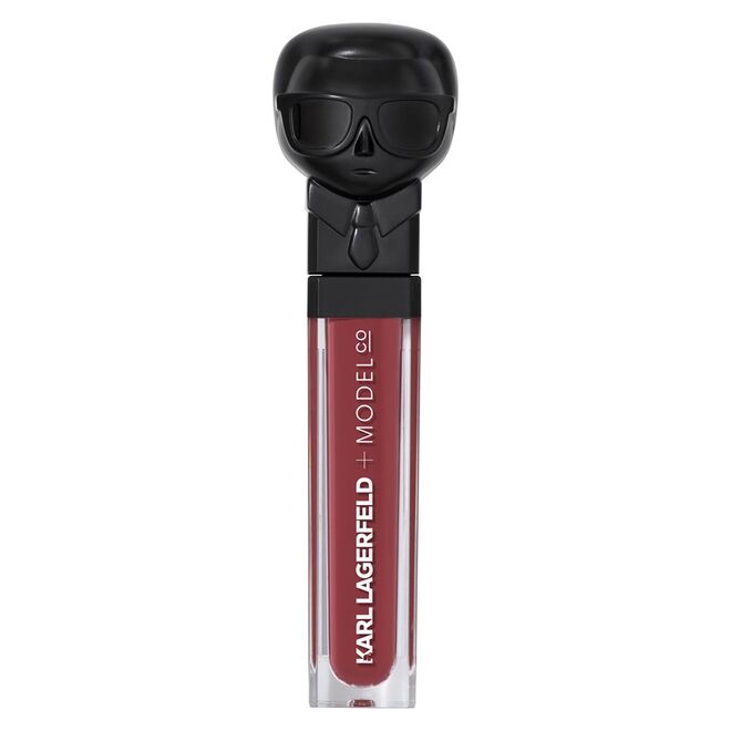 Karl Lagerfeld + ModelCo Lip Lights Liquid Matte Lipstick no tom Rue de Lille, edição limitada, €19,95, ModelCo, na Douglas