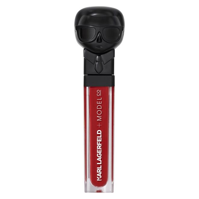 Karl Lagerfeld + ModelCo Lip Lights Liquid Matte Lipstick no tom Iconic Red, edição limitada, €19,95, ModelCo, na Douglas