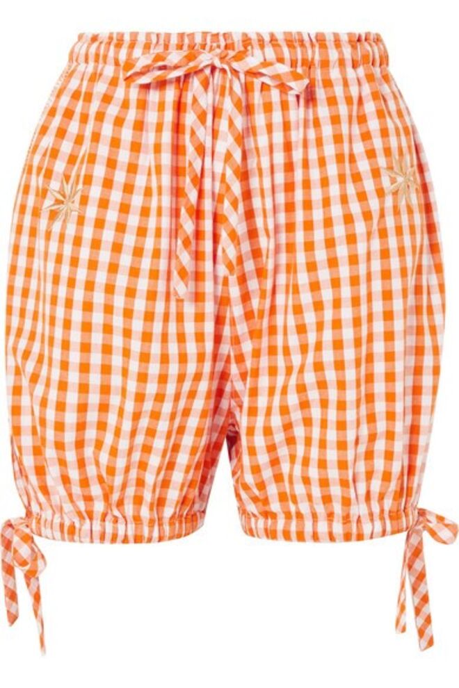 Shorts com bordado, €169, Innika Choo, net-a-porter.com
