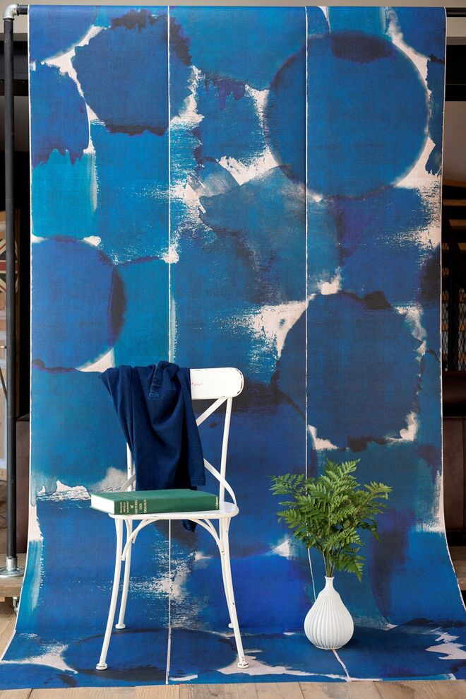 Papel de parede Indigo Marvel, Pedroso & Osório (preço sob consulta)