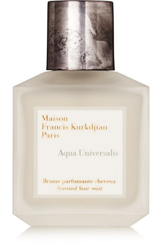 Aqua Universalis Scented Hair Mist, 70ml, €55, Maison Francis Kurkdjian, net-a-porter.com 