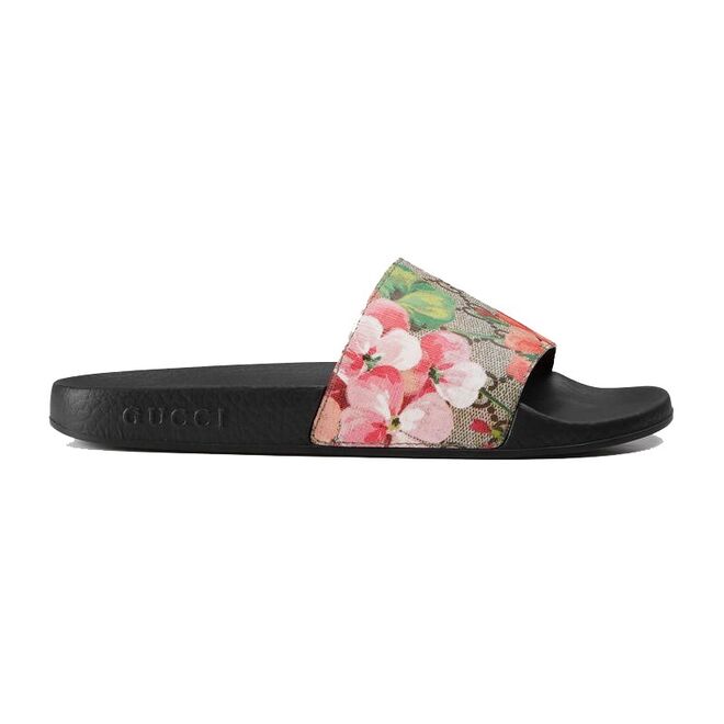 GG Blooms Supreme slide sandal, €250, Gucci