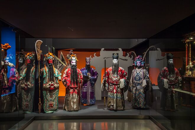 Imagem da exposição A Ópera Chinesa, no Museu do Oriente até 31 de Dezembro.