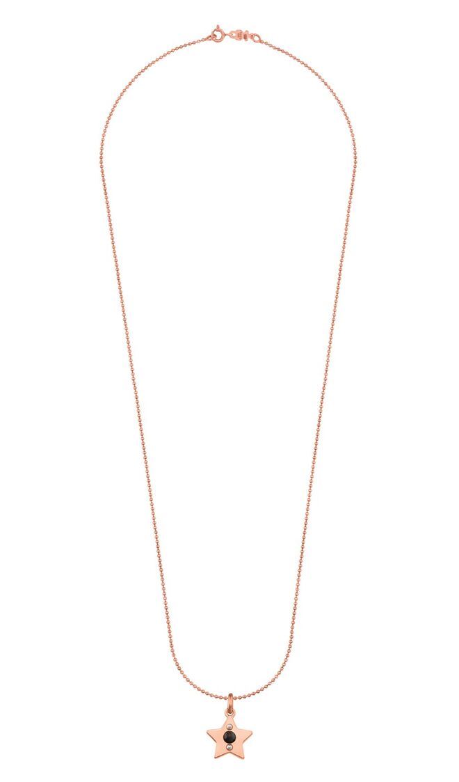 Super Power Pingente de Prata Spinel Rosa e Vermeil com Pérola, colar €39 e pingente €79, Tous