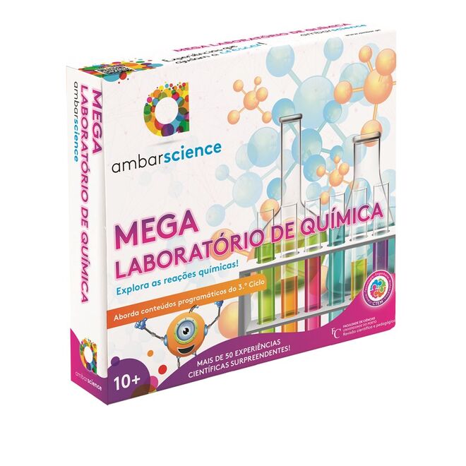 Mega Laboratório de Química, €34,99, Ambarscience