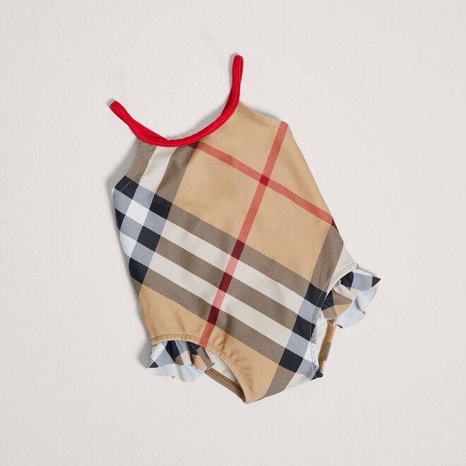 Fato Banho Check, preço sob consulta, Burberry