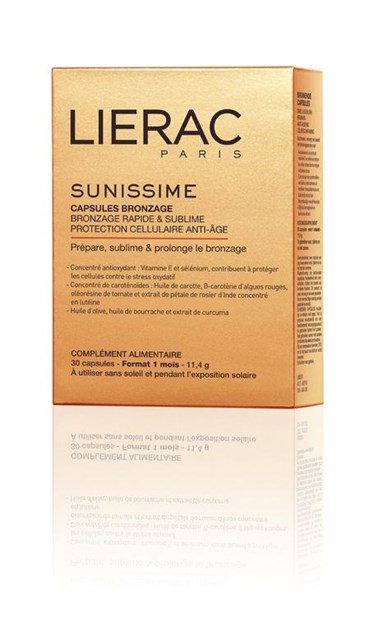 CÃ¡psulas autobronzeadoras Sunissime, â‚¬17, Lierac 