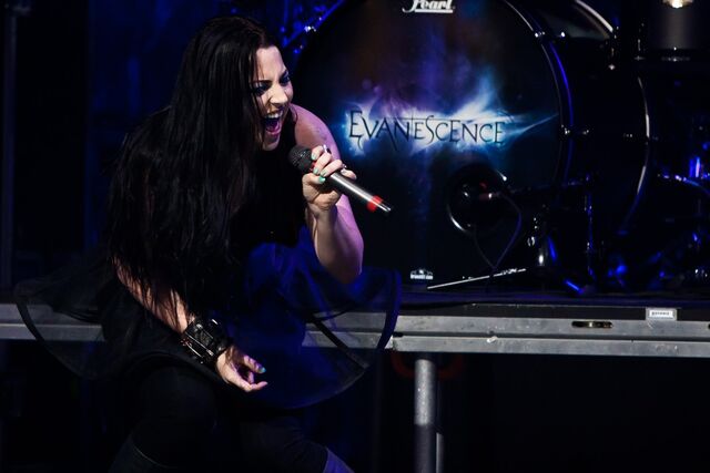 Amy Lee, dos Evanescence, em 2012