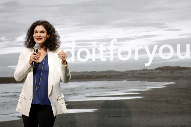 Tina Müller, CEO do grupo Douglas,