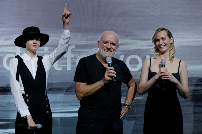 Cara Delevingne, Peter Lindbergh e Amber Valetta