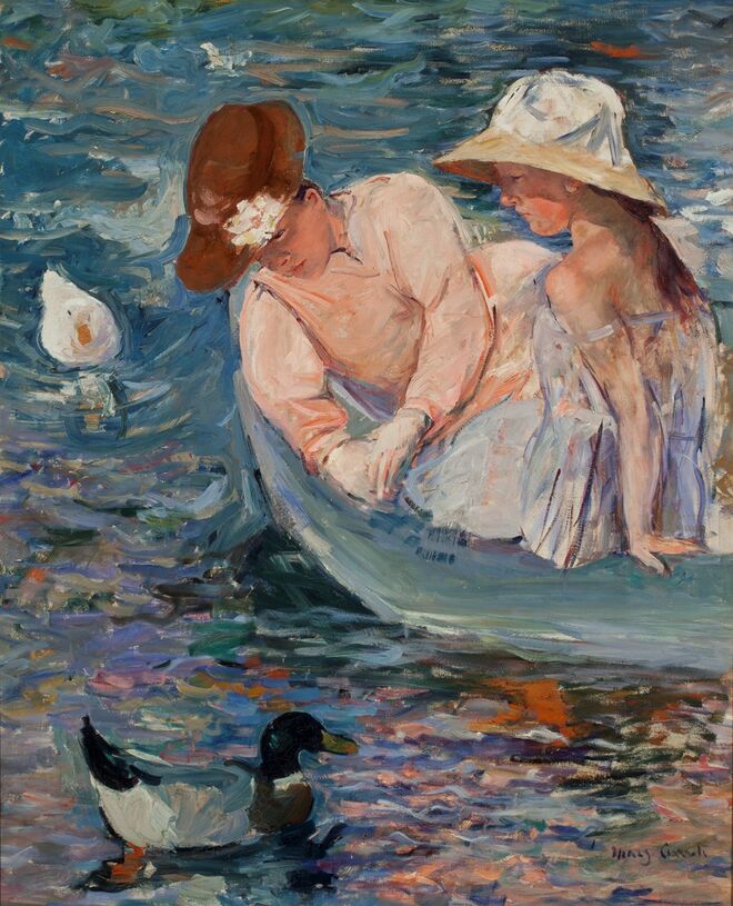 Été, de Mary CAssat, 1894-1895. Exposição Mary Cassat – Uma Impressionista Americana em Paris, no Museu Jacquemart- André, em Paris. 
