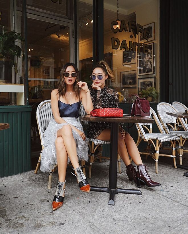 Aimee e a irmã Dani 