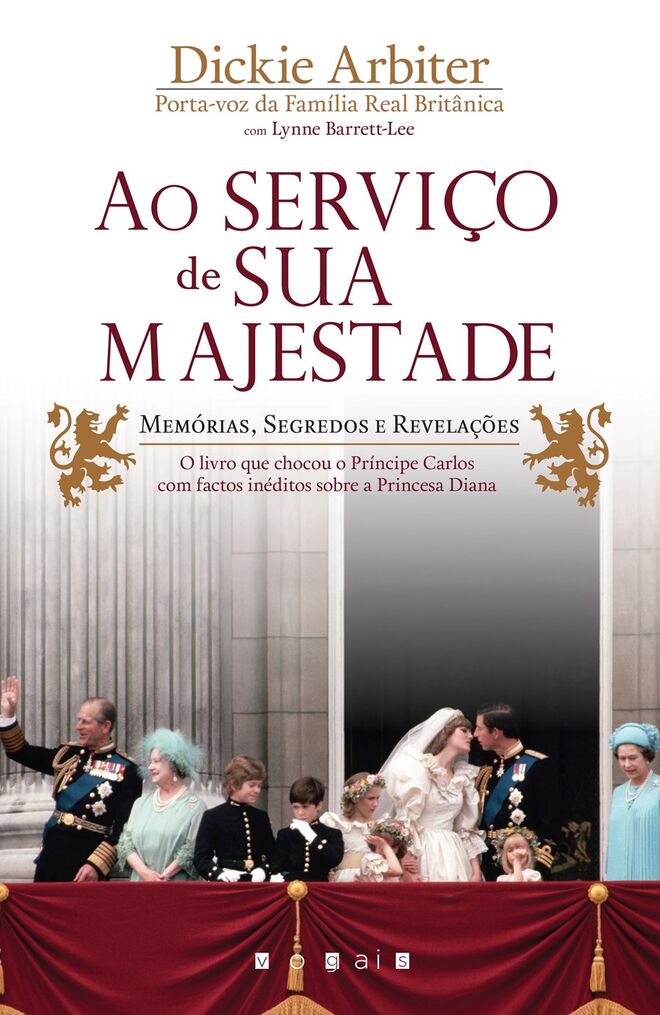 Capa do livro "Ao Serviço de Sua Majestade", escrito por Dickie Arbiter, editado pela Vogias em 2014.