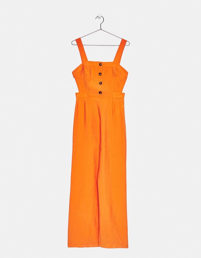 Macacão com abertura nas costas, €25,99, Bershka