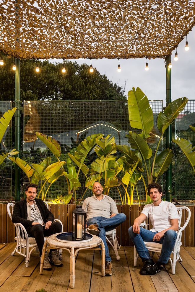 Davide Pinheiro, Nuno Correia Pereira e Chef Nico