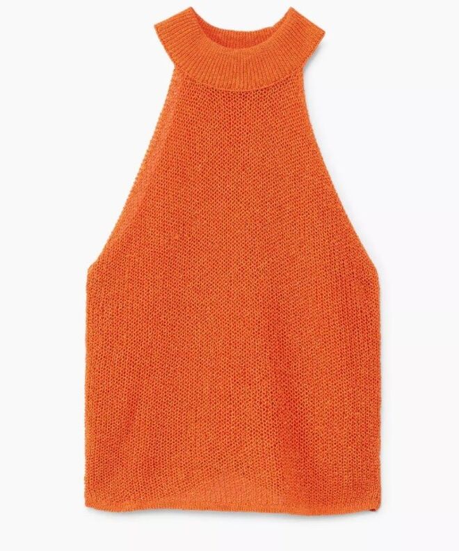 Top gola halter, €22,99, Mango 