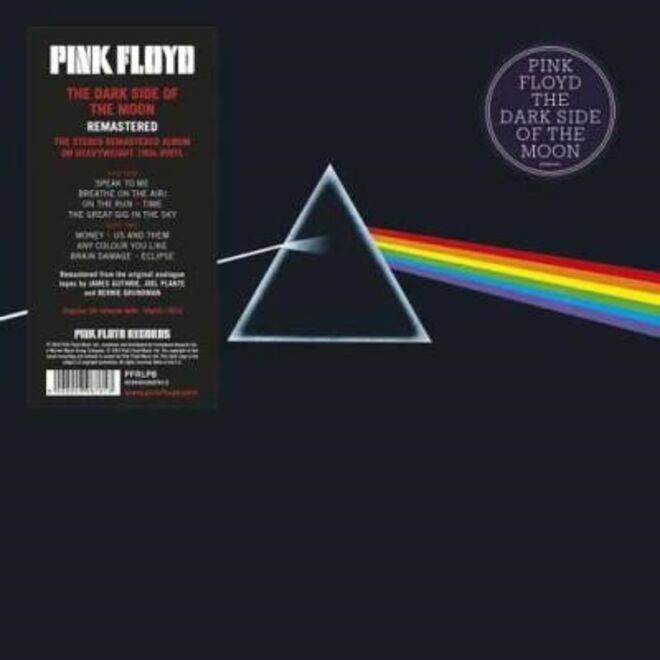 Vinil The Dark Side of the Moon Remastered, Pink Floyd, €24,02, na Fnac
