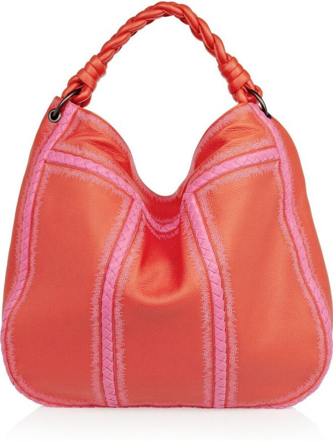 Braided Leather Hobo Bag