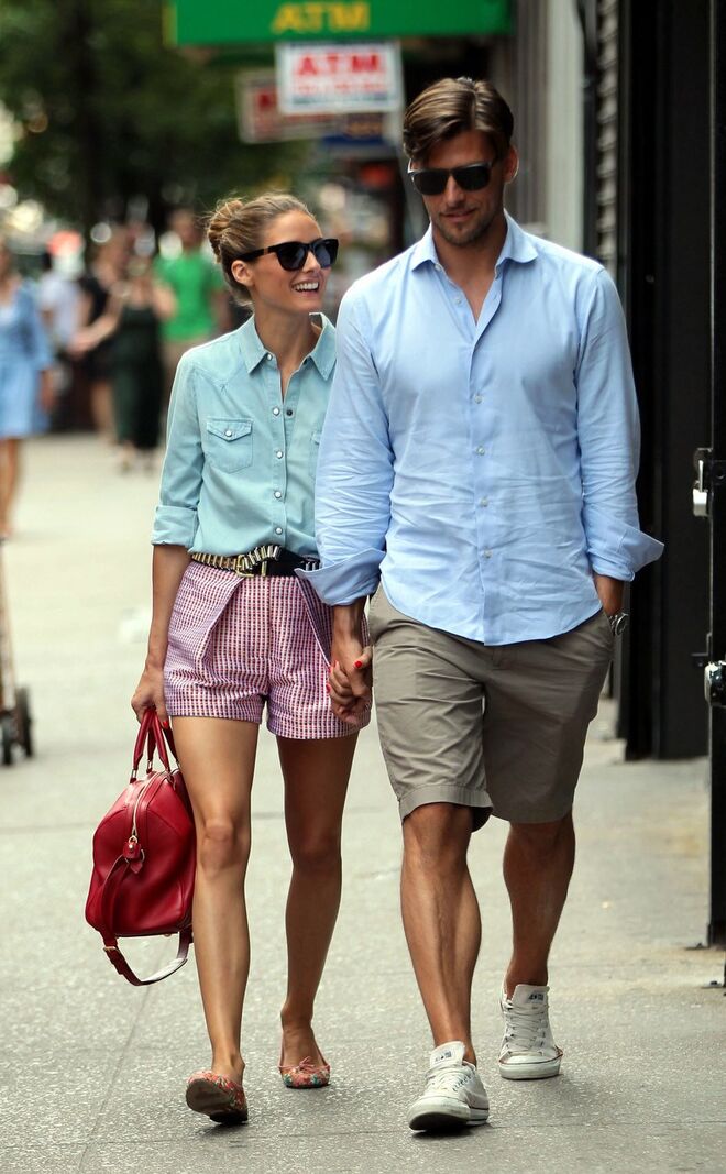 Olivia com o marido, Johannes Hueble