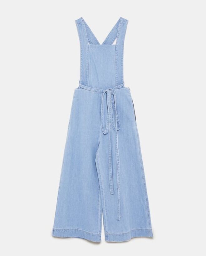 Jardineiras cullote, €39,95, Zara