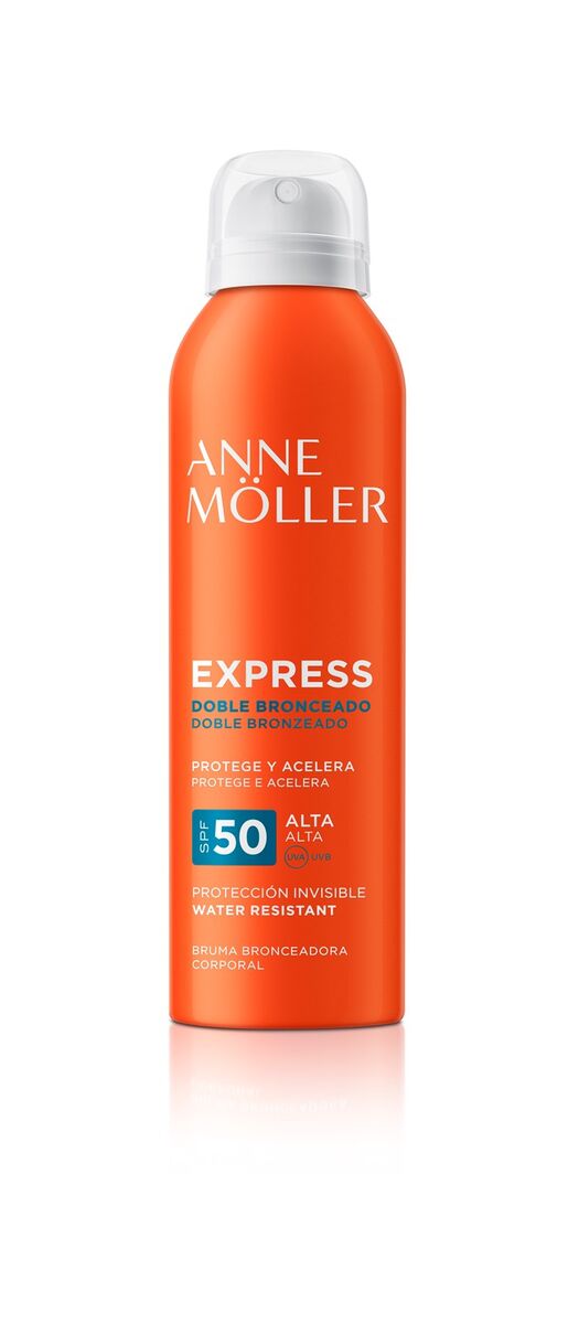 Express Doble Bronzeado SPF50 water resistant, €25,70, Anne Möller