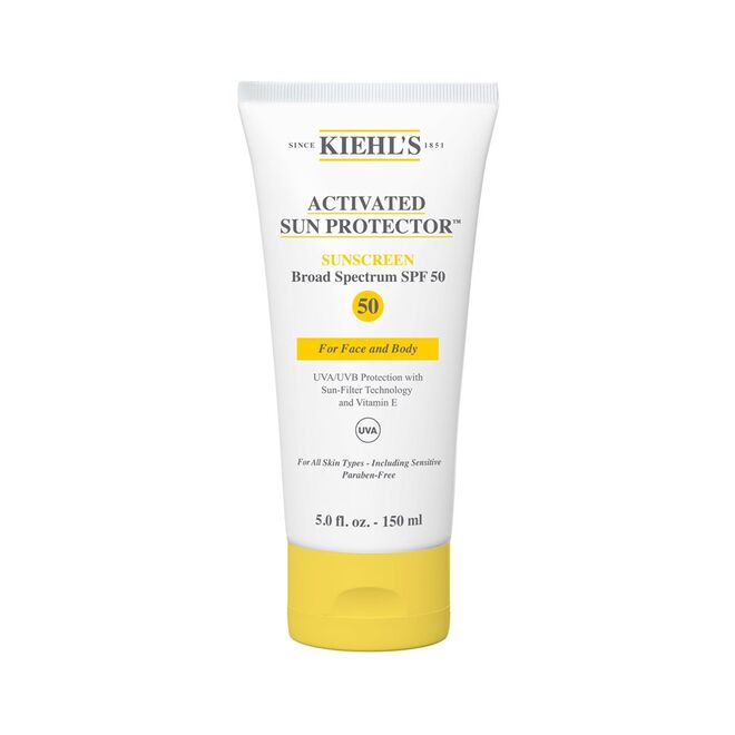 Activated Sun Protetor SPF50, sem parabenos, €24, Kiehl’s 