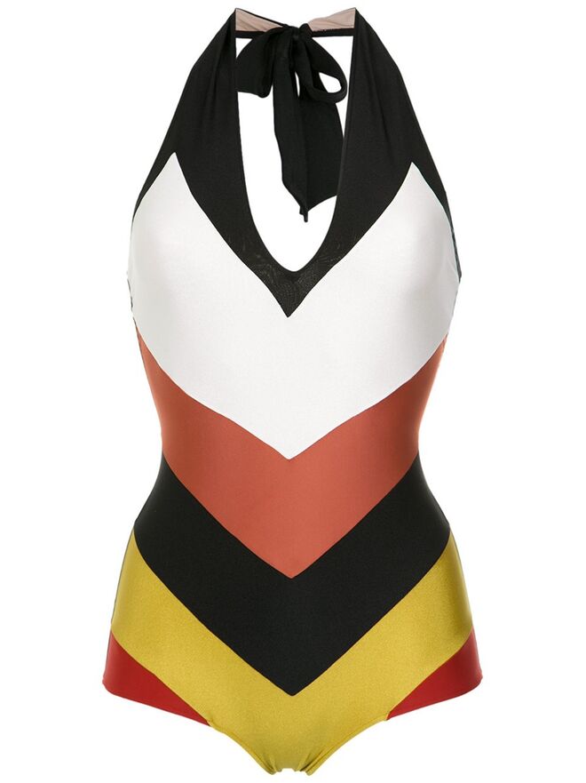 Fato de banho, €416, Adriana Degreas em farfetch.com