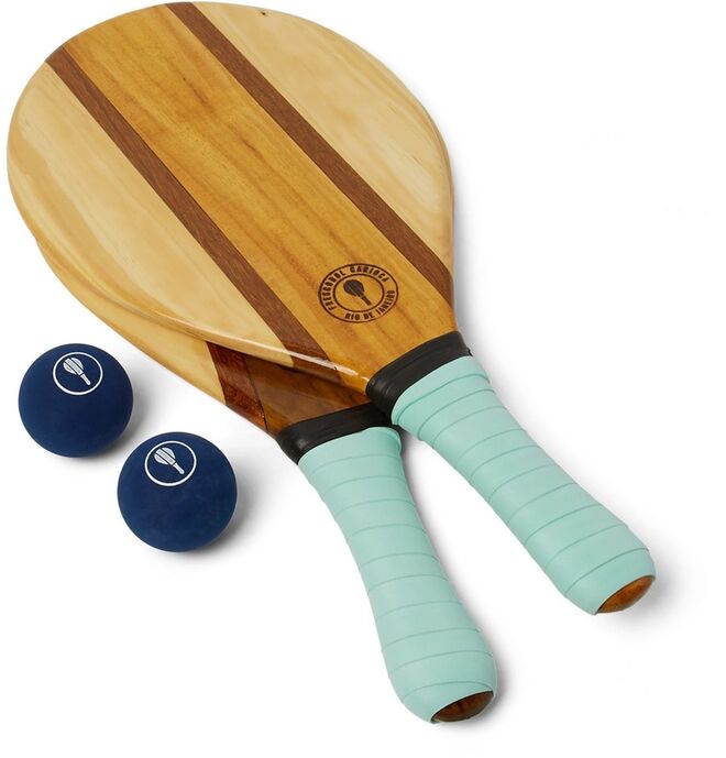 Raquetes de praia, €190 Frescobol Carioca na Brazilian Biquini Shop