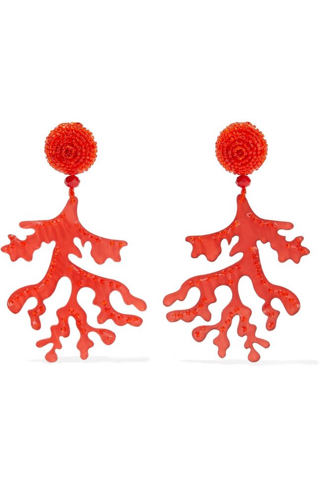 Brincos, €536, Oscar de La Renta