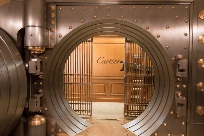 Cofre Cartier criado para o filme Ocean's 8. 