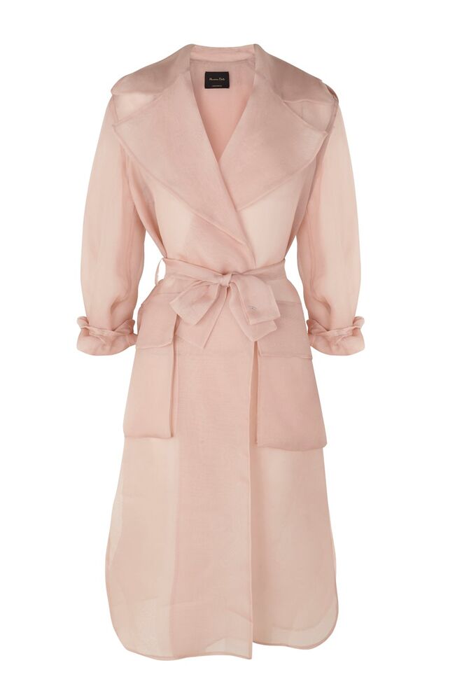 Gabardina em seda Limited Edition, €349, Massimo Dutti 