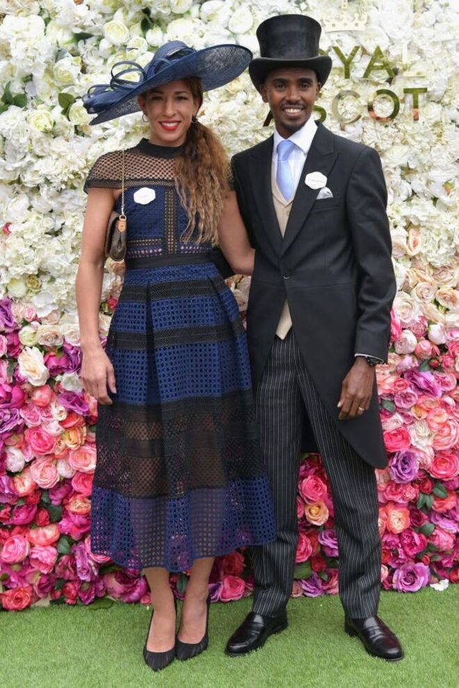 Sir Mo Farah and Tania Nell