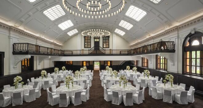 Salão de baile no Bulgari Hotel Shanghai 