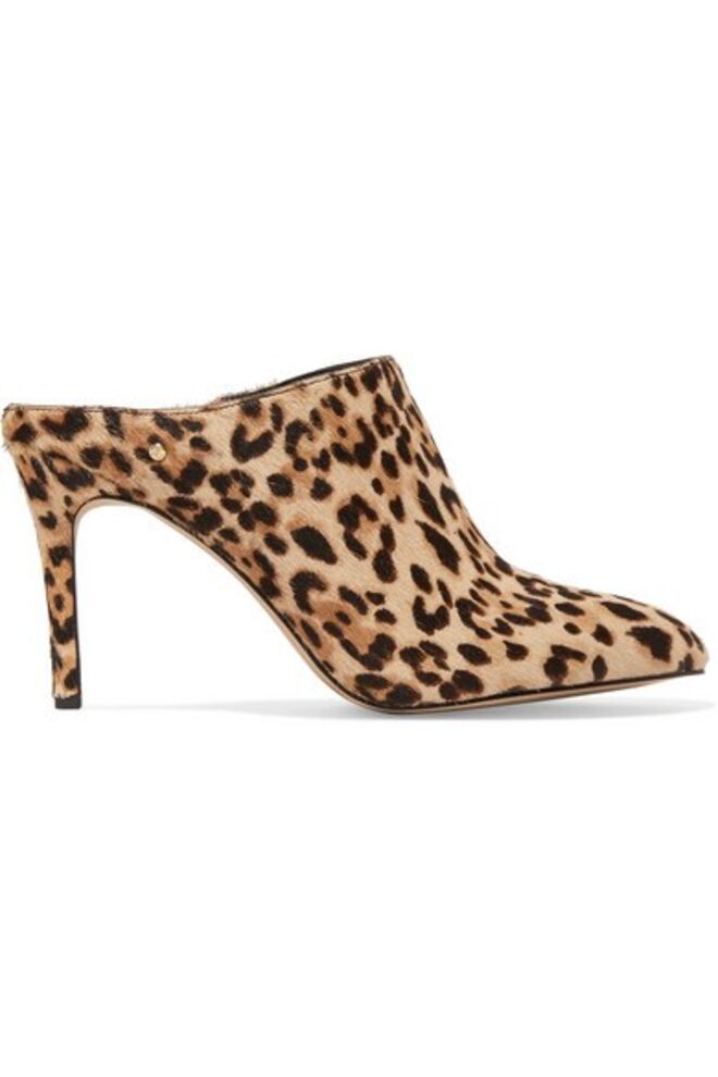Mules em leopardo, €90 antes €180, Sam Edelman, net-a-porter.com 