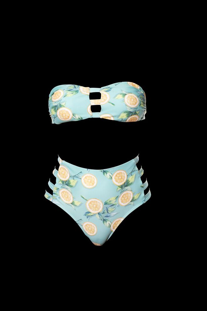 Biquíni cintura subida Laranja, €65