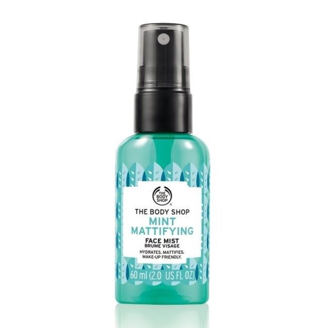 Mist matificante de menta, €8, The Body Shop 