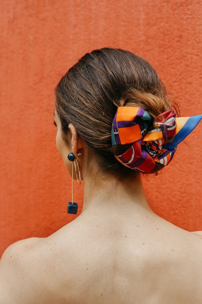 Brincos, Coleção Ilimitada | Lenço, Hermès