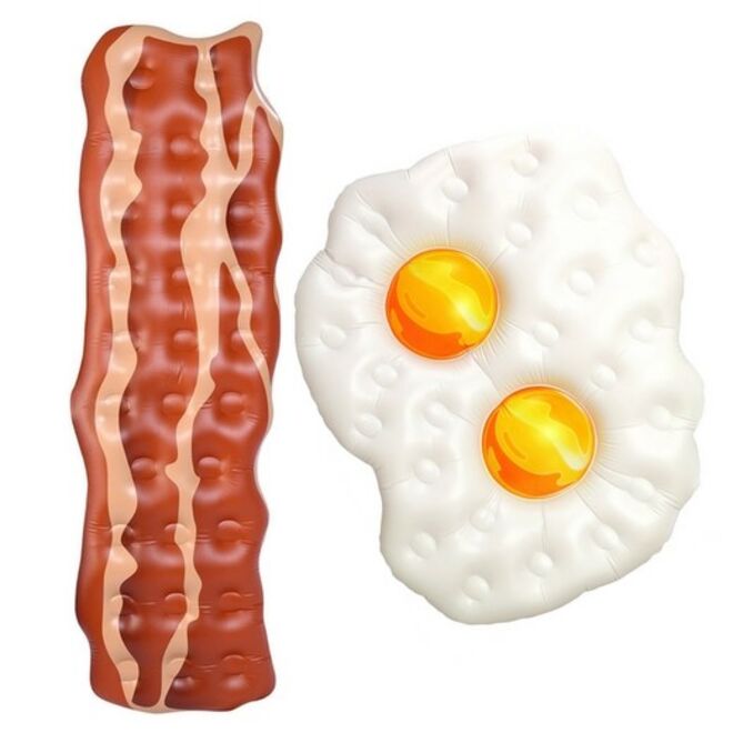 Bacon e ovo estrelado, em amazon.com (preço sob consulta)