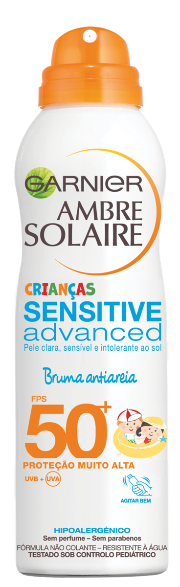 Ambre Solaire Sensitive Advanced, bruma antiareia SPF50+, €17,99, Garnier